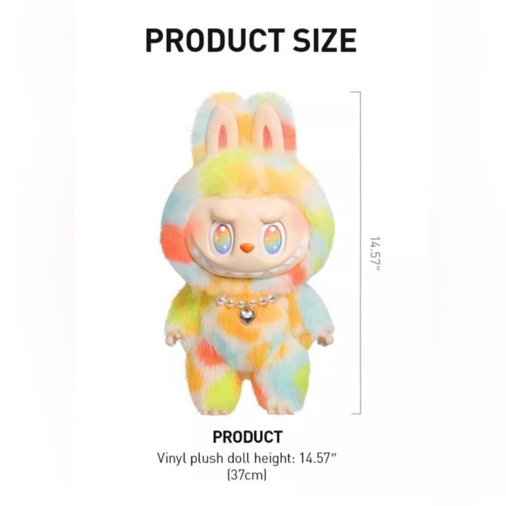 POP MART Labubu Rock The Universe THE MONSTERS Vinyl Plush Doll UNOPENED
BOX - Picture 9 of 11